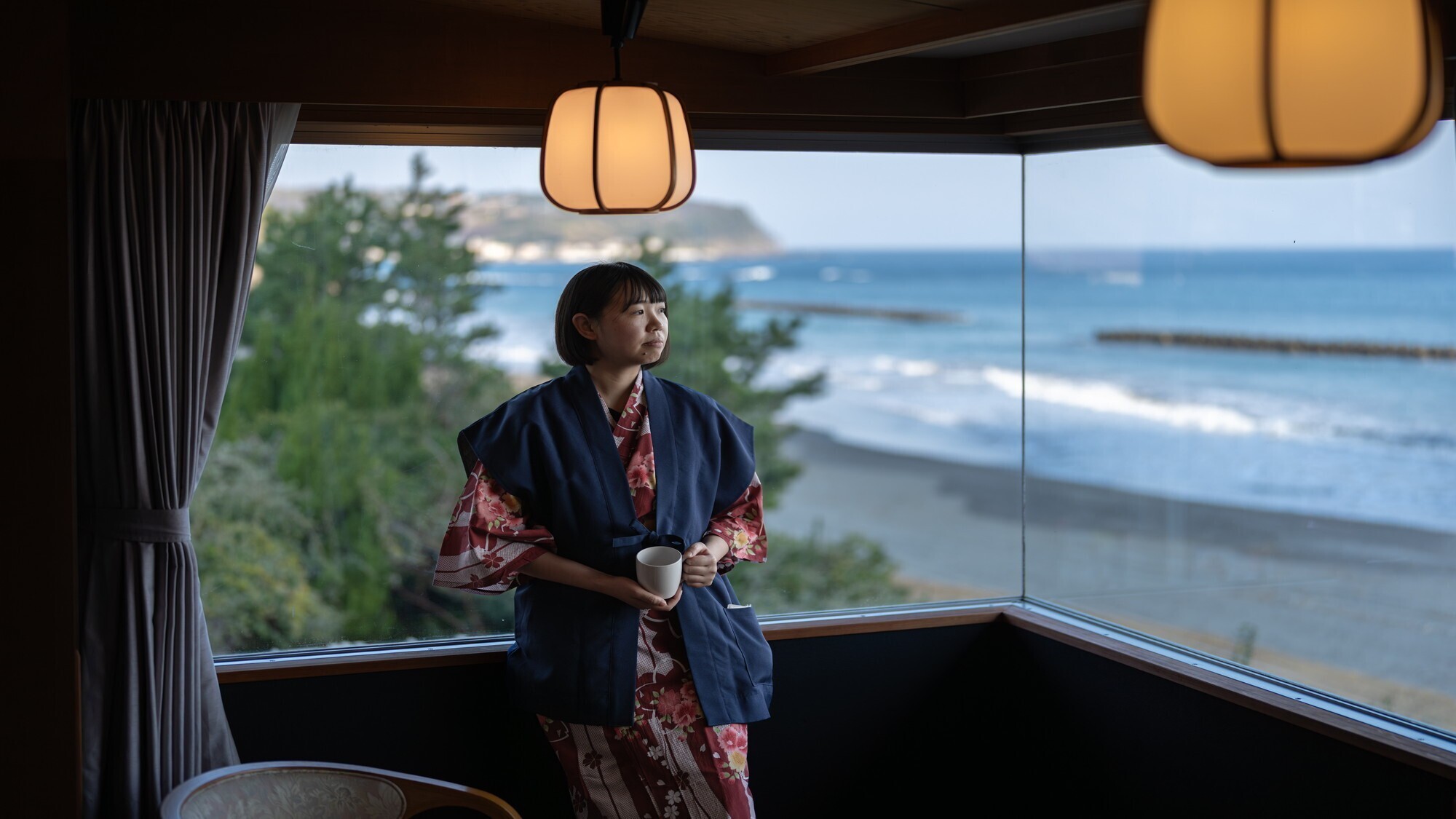 広々モダン和室｜海を見ながら癒しの時間を。