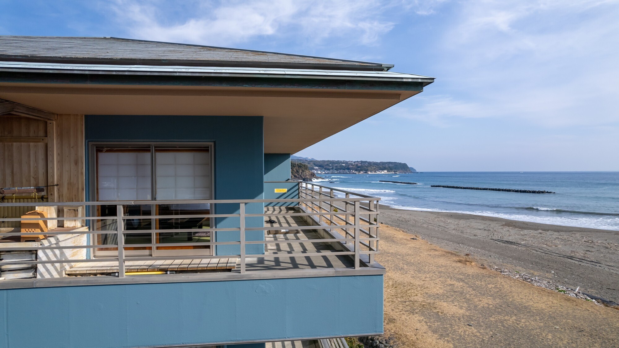 広々としたバルコニー