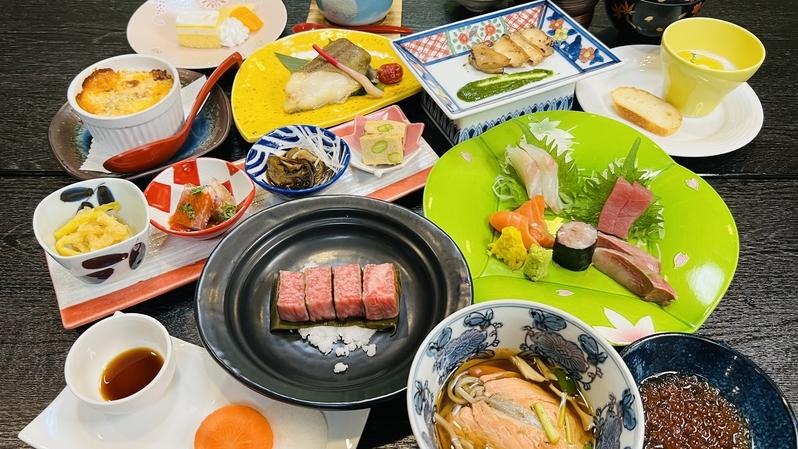 【2食付／グレードアップ】秋田由利牛と季節の贅沢を堪能