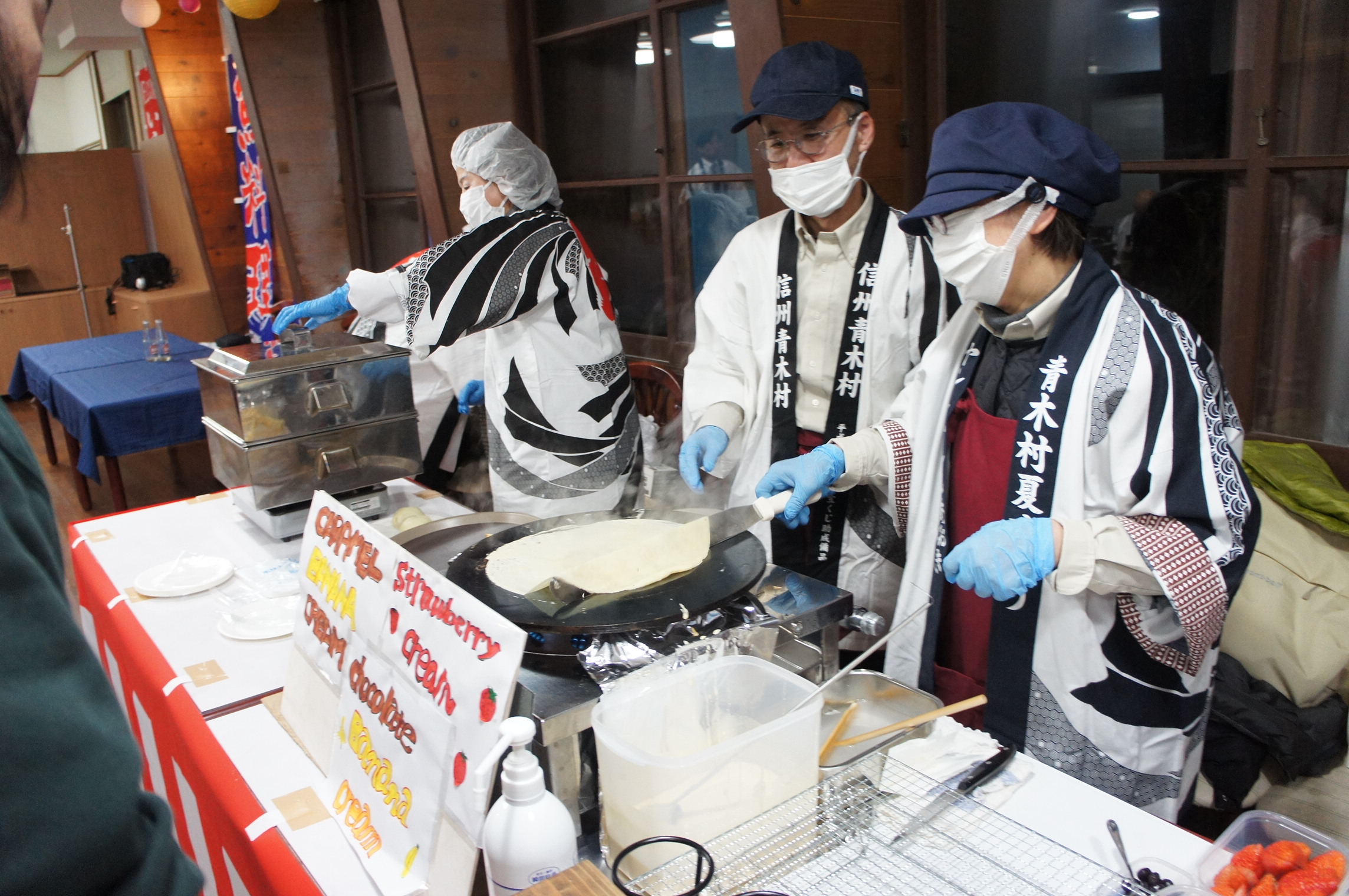 屋台で