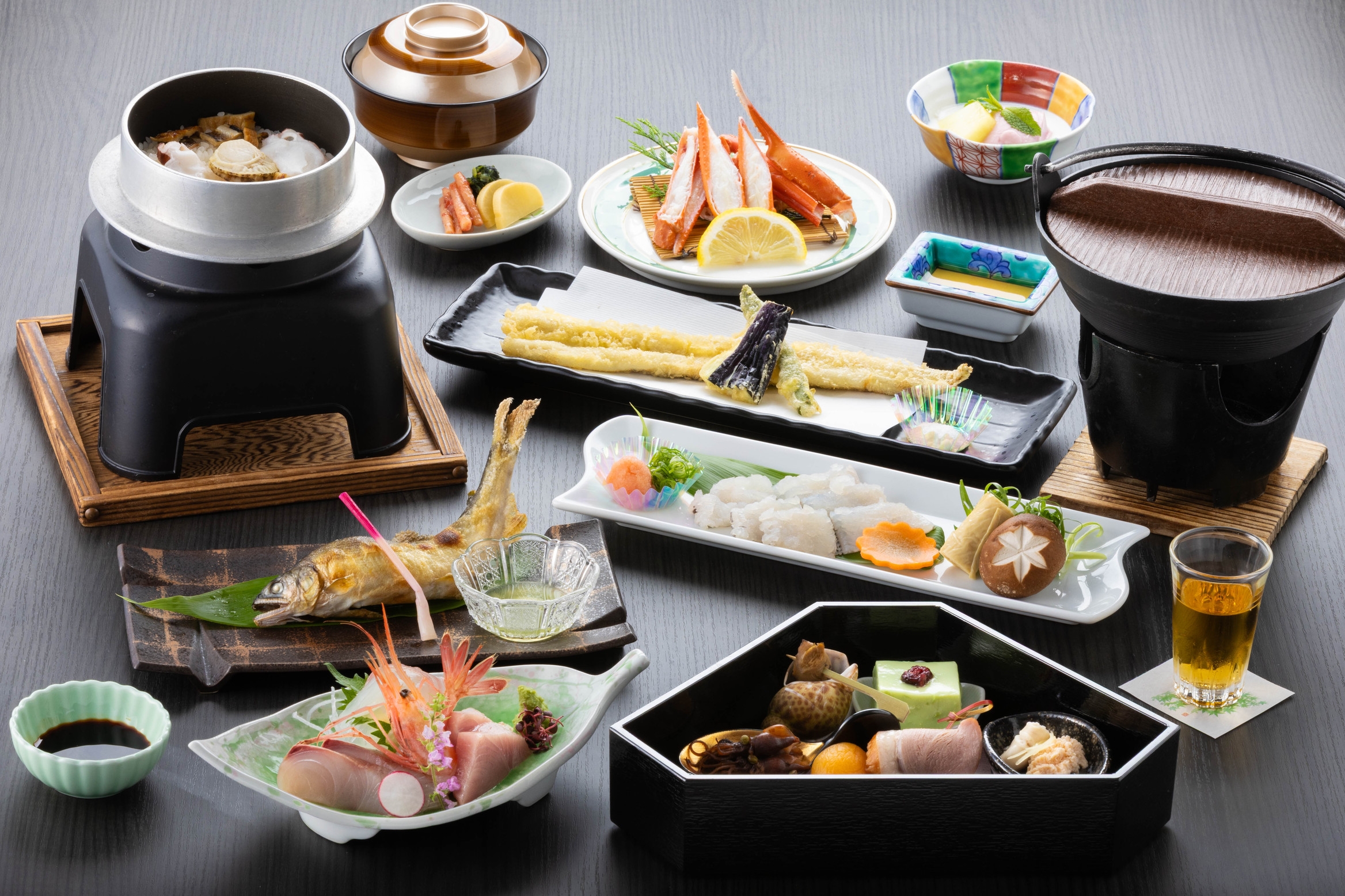 【グレードアップ】ちょっと豪華に四季会席プラン♪こだわりの食材と新鮮海の幸