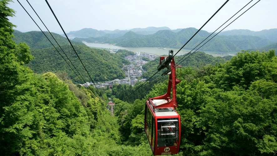 *【城崎温泉ロープウェイ】ロープウェイから城崎の素晴らしい景色を堪能♪