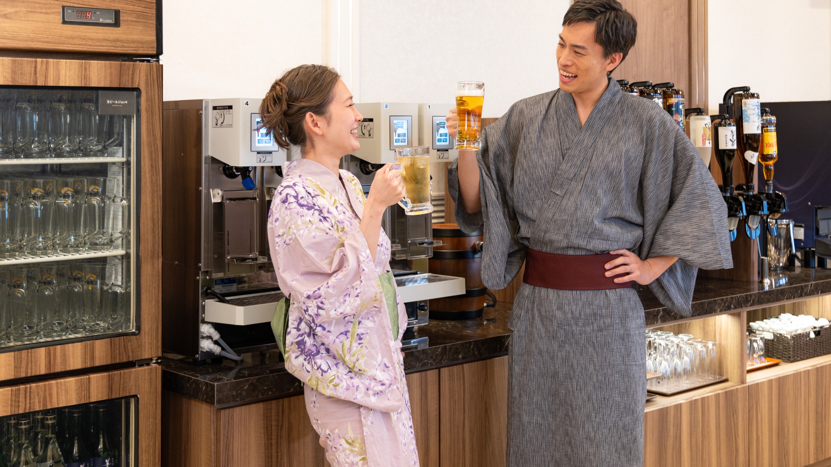 レストラン「Voyage」アルコールカウンター