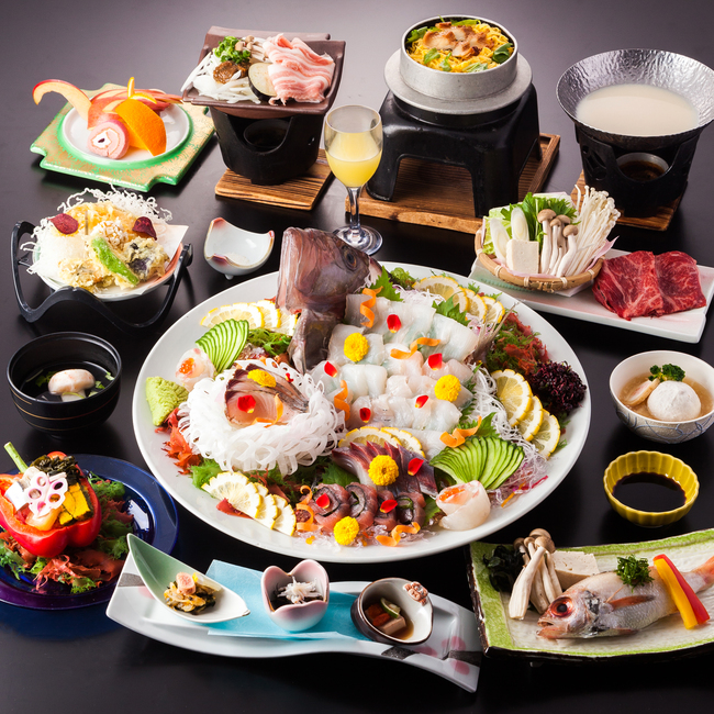 【イチゴ狩り体験チケット付】真っ赤なイチゴ40分食べ放題☆のどぐろ・島根牛〜美味しいものまるごと会席