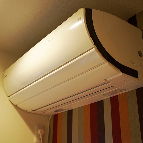 Air conditioners installed in all rooms, both on long cold days and short hot days
