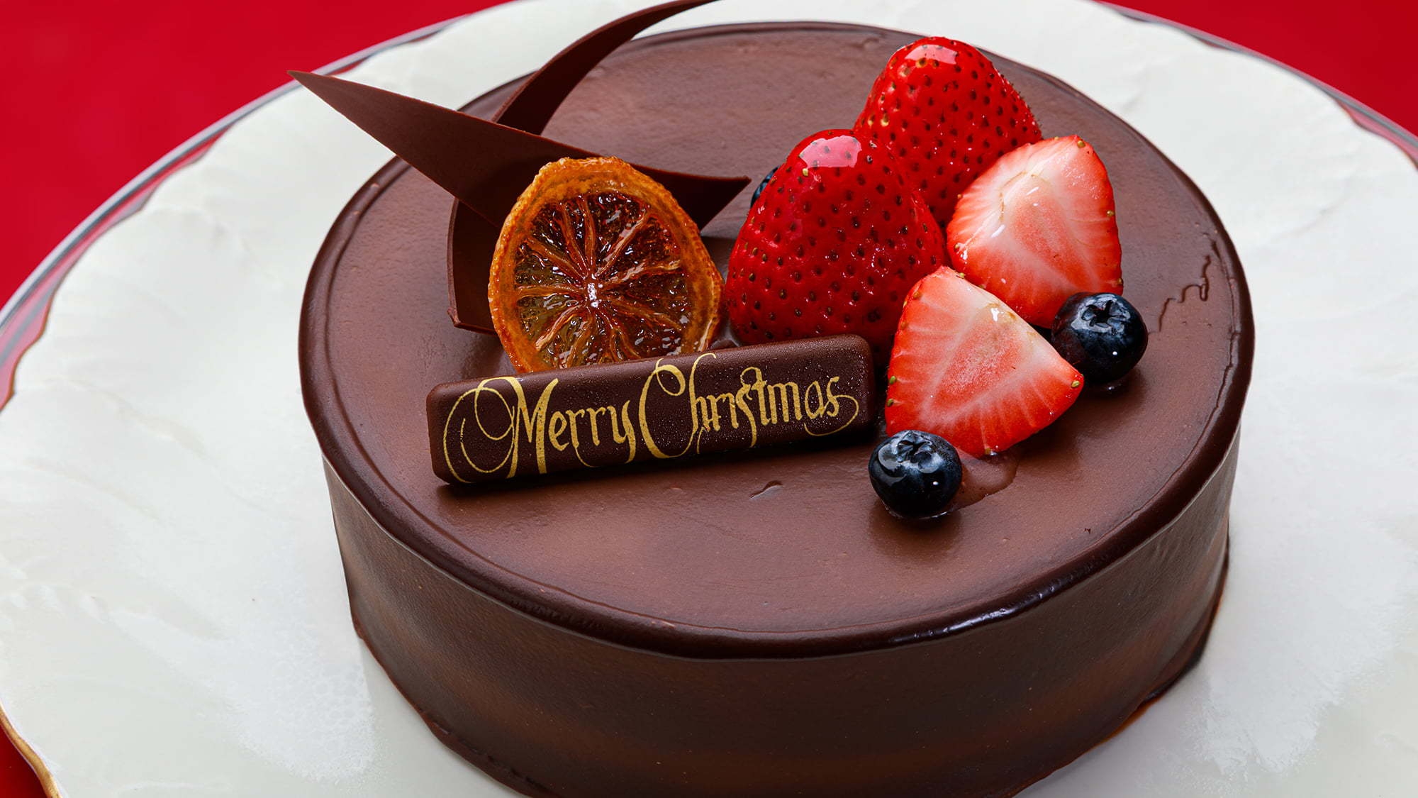 【お部屋で愉しむクリスマスタイム】2種類からチョイス可能☆お部屋にクリスマスケーキをお届け／朝食付