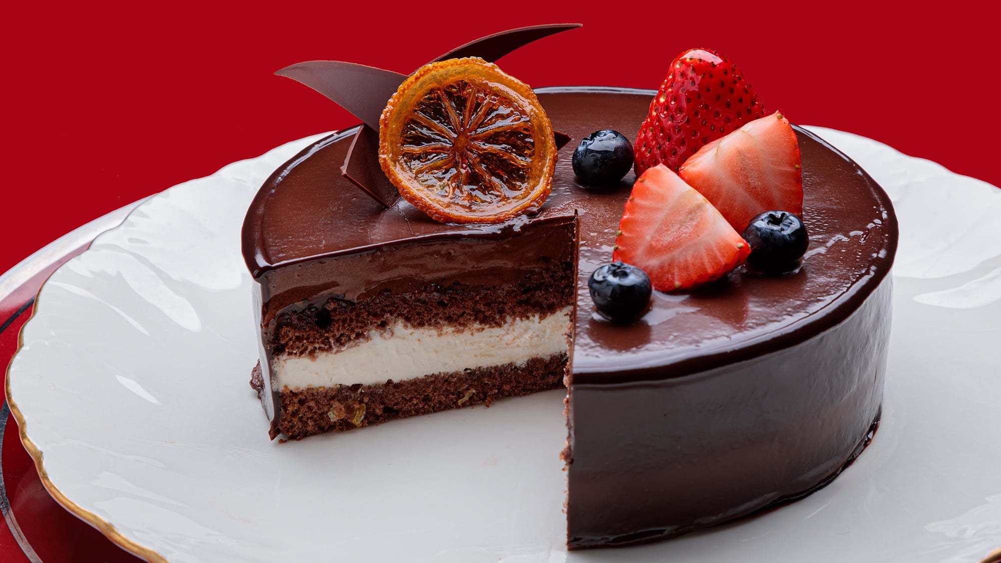 【お部屋で愉しむクリスマスタイム】2種類からチョイス可能☆お部屋にクリスマスケーキをお届け／夕朝食付