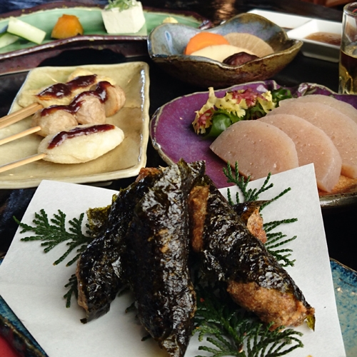 冬季限定 自然薯（じねんじょ）鍋御膳　個室食2食付　離れの広々お風呂でほっこり冬プラン