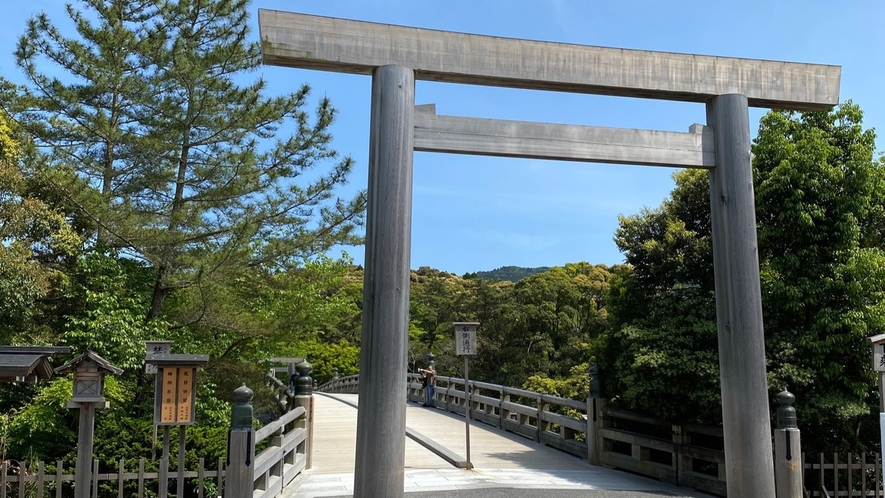 伊勢神宮「内宮」入口