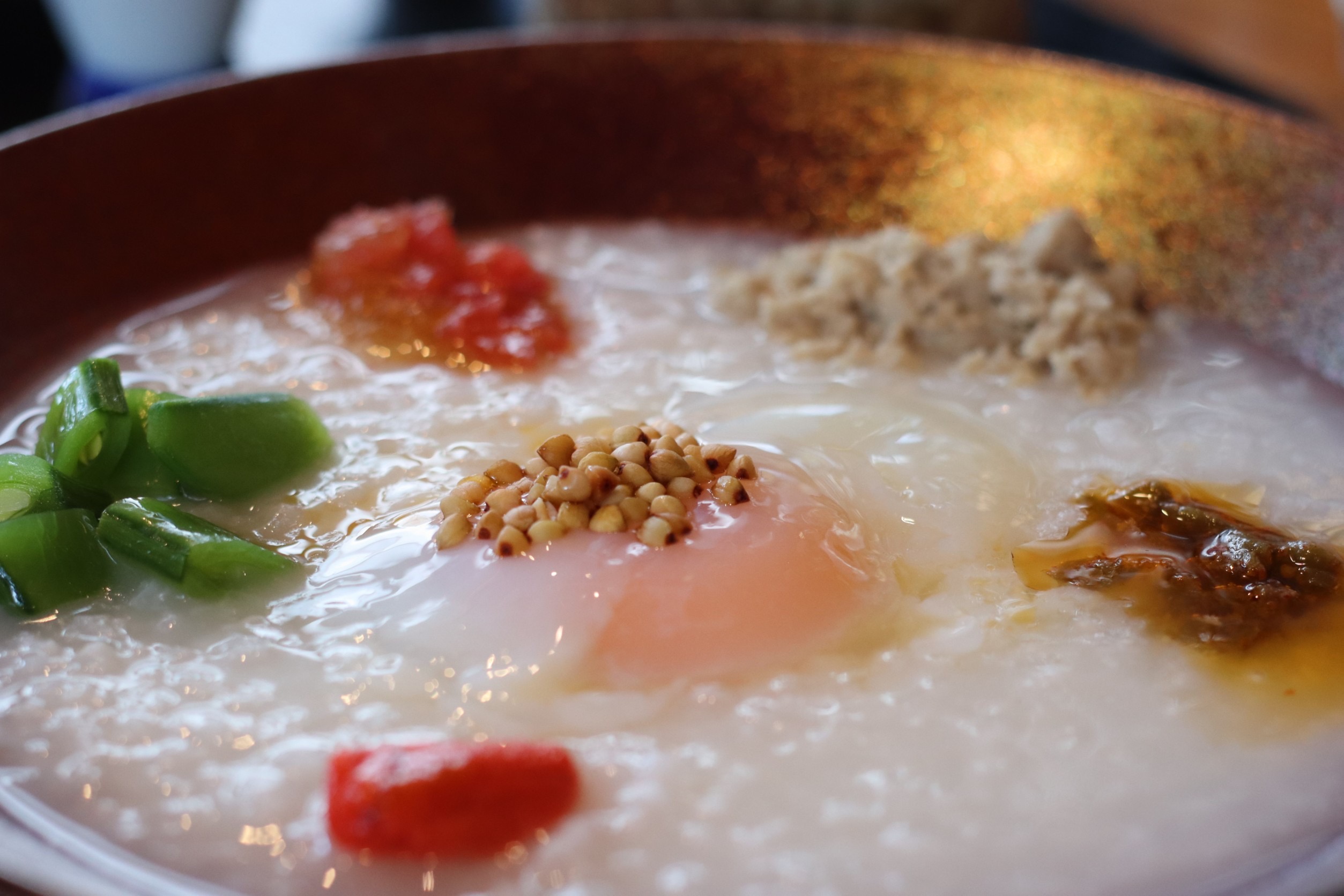 お粥と一緒に副菜を召し上がれ