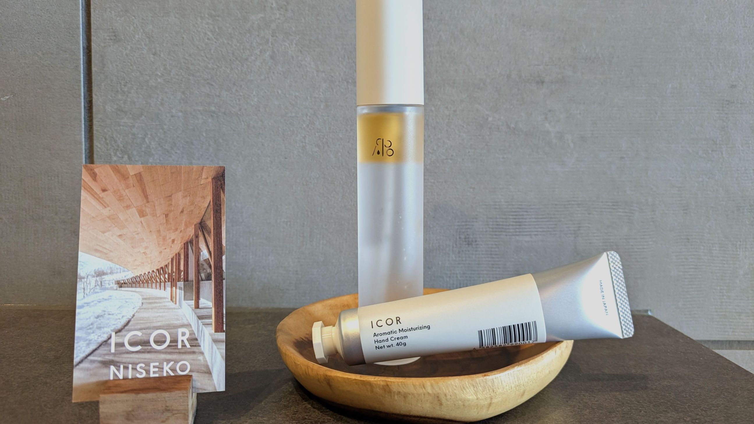 【オイルインミスト＆ハンドクリーム】ニセコ発ブランド「ICOR」アメニティ付／和食「袱流膳」