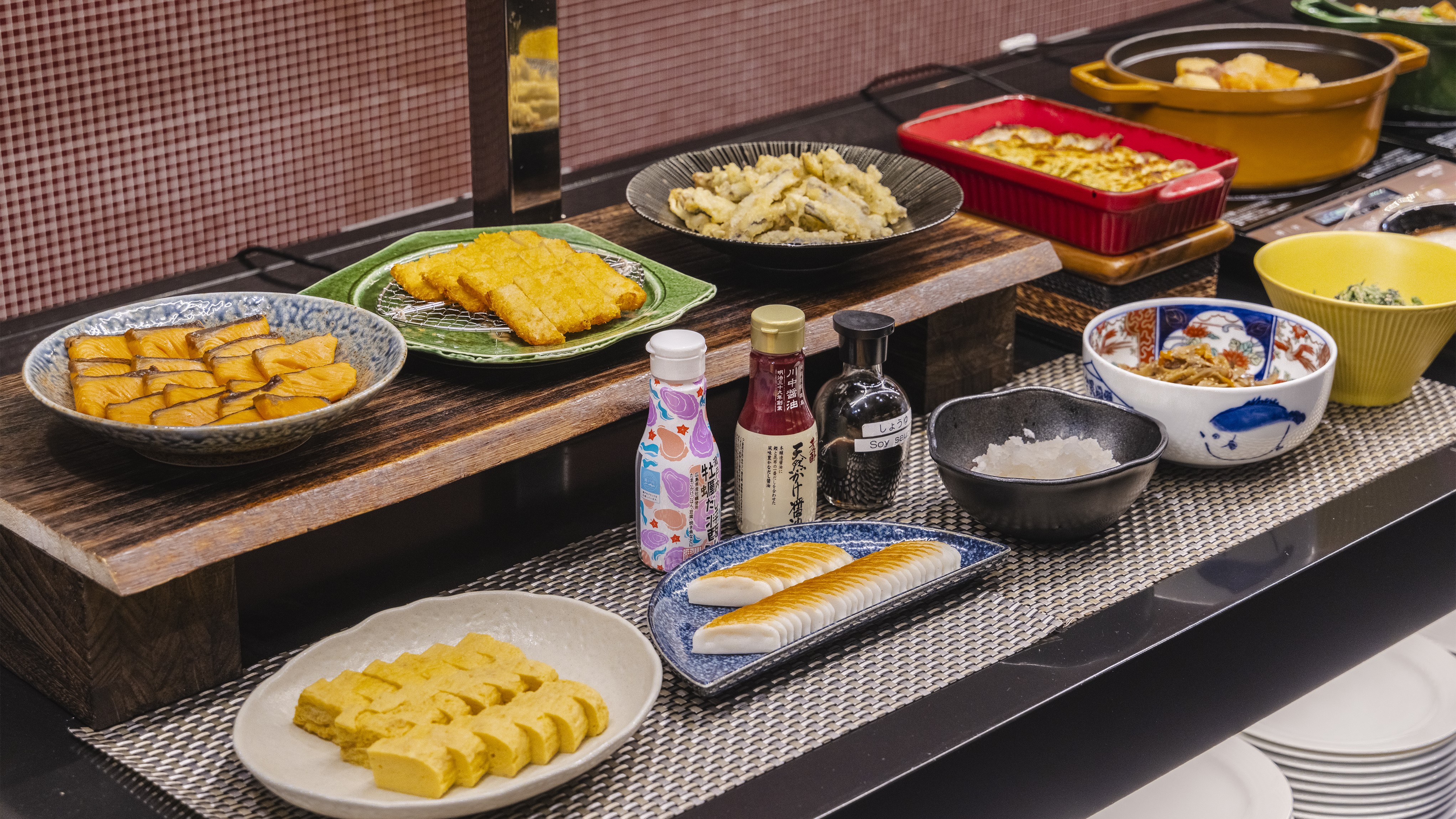 朝食ビュッフェ一例