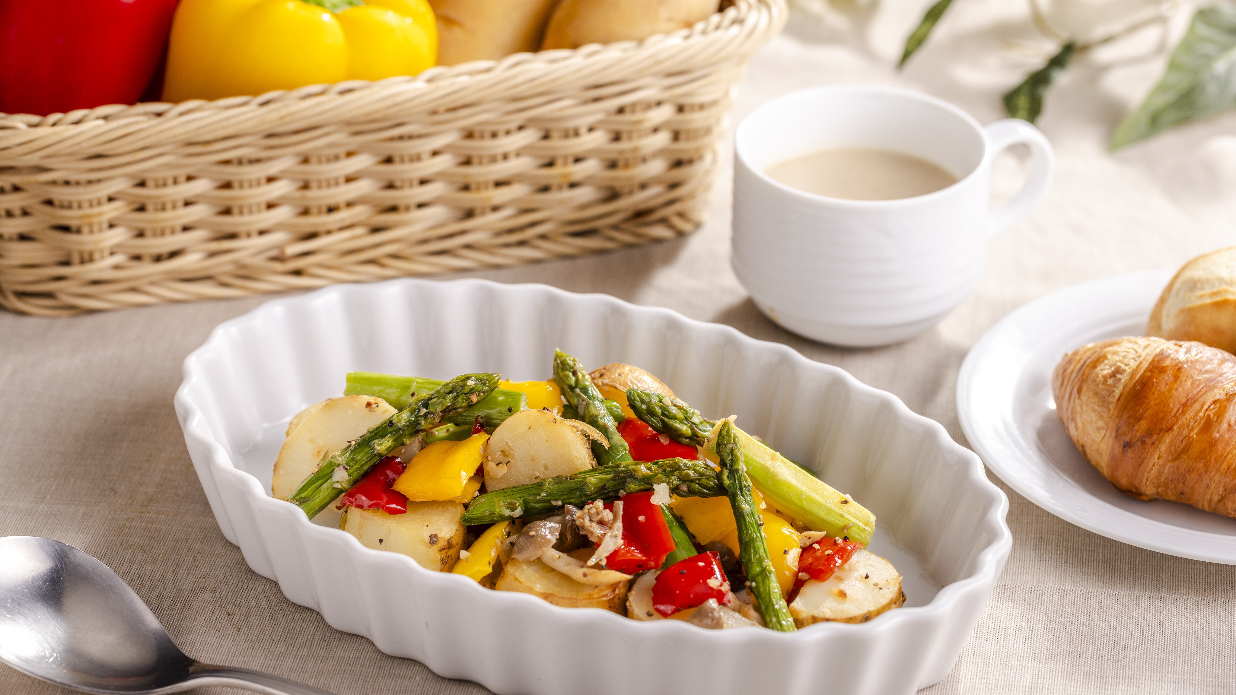 朝食ビュッフェ一例