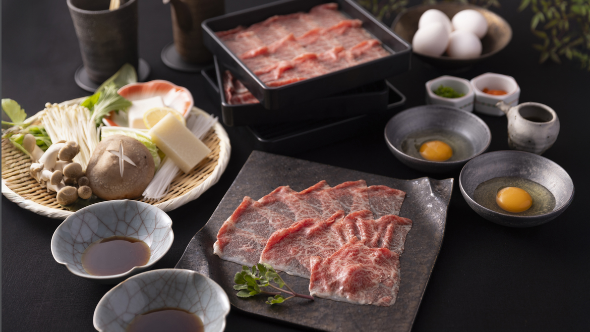 【楽天トラベルサマーSALE】【銘柄仙台牛認定店】A5仙台和牛しゃぶ＆牛すき極上ご膳食べ放題／2食付
