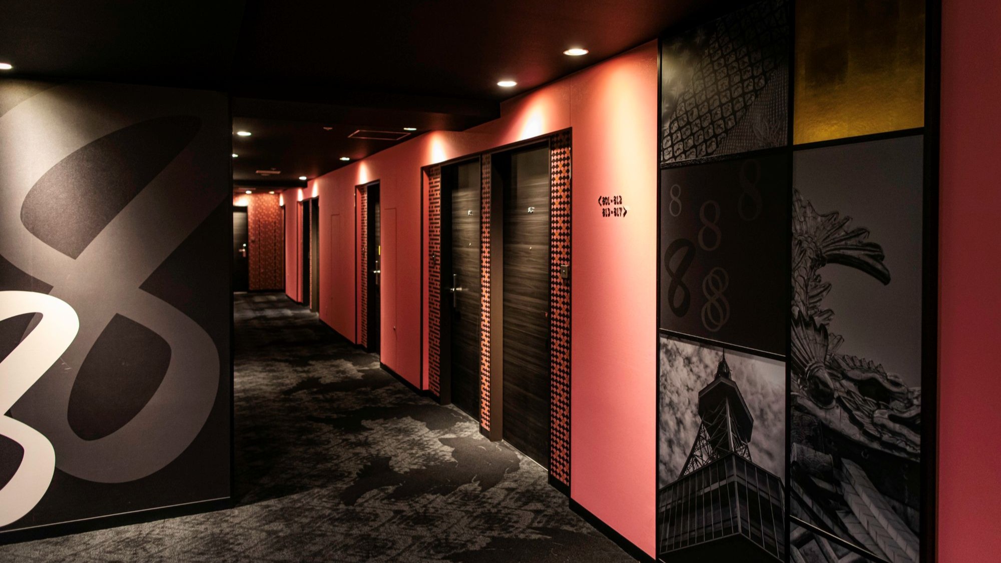 リニューアルフロア　客室廊下イメージ