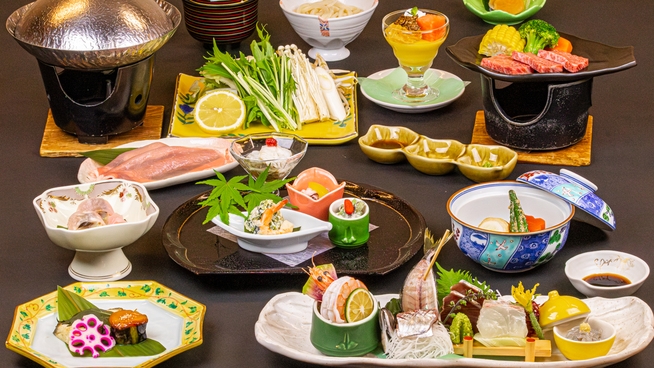 【基】迷ったらコレ!!スタンダード宿泊ぷらん（^^♪ 〜和洋折衷創作会席〜 四季の味覚満載!! 