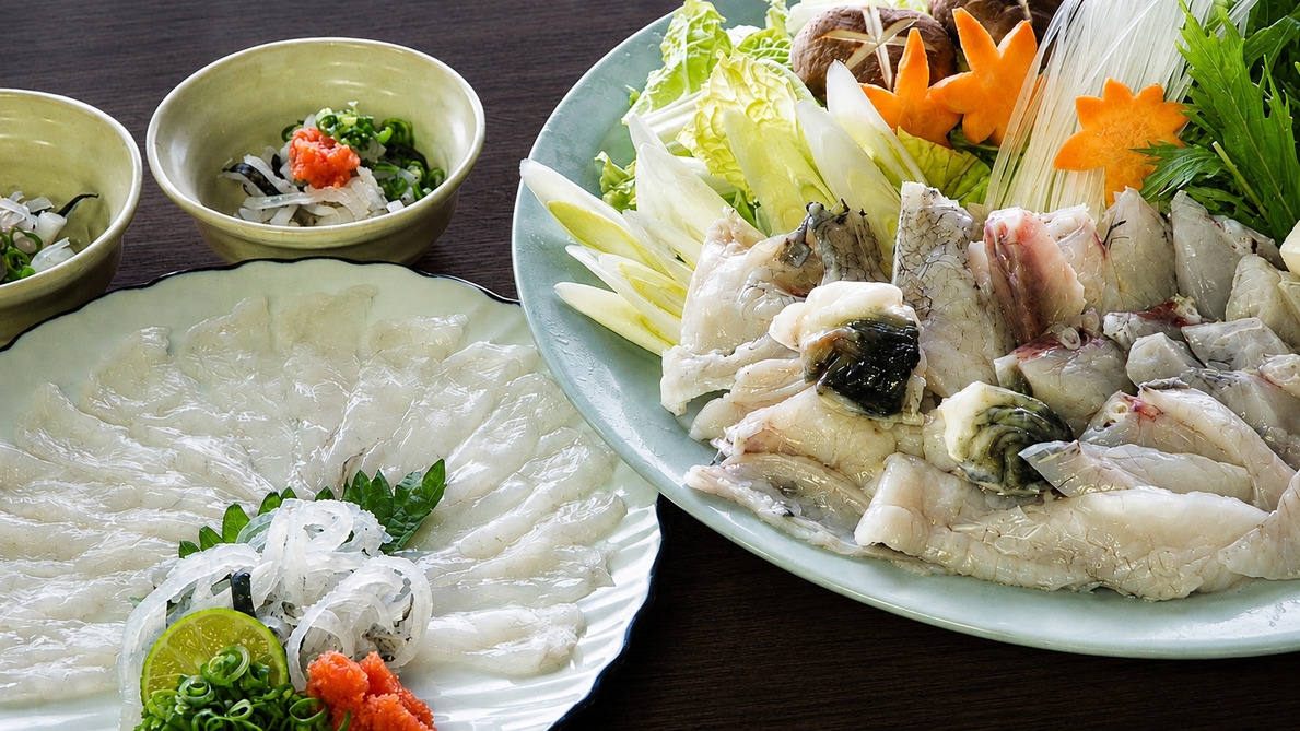 【２食付】てっさてっちりコース【冬季限定】