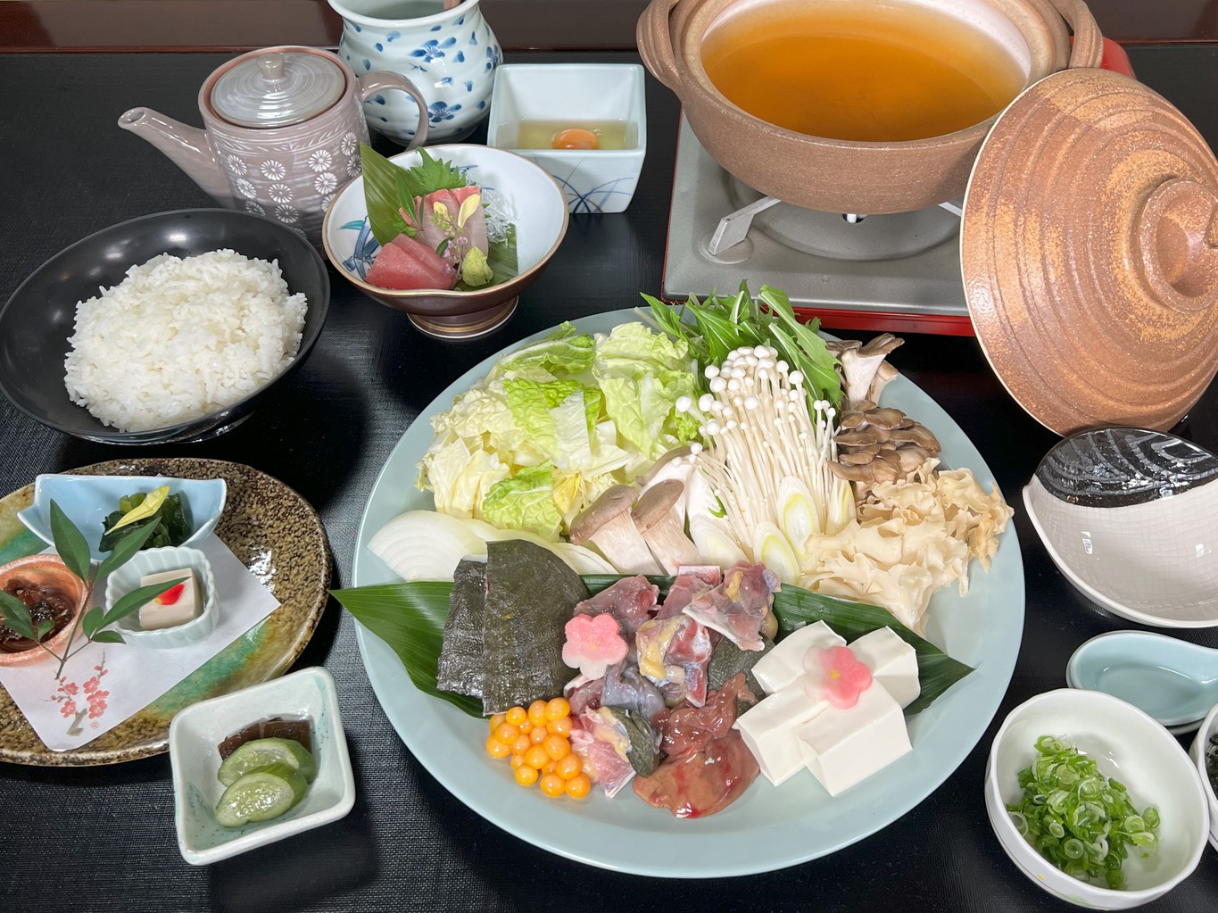 食べてキレイ”美潤食”【すっぽん鍋コース】プラン