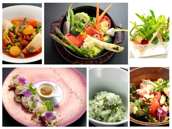 【飲み放題付】いちやオリジナルフレンチ『ビストロジャポネ』 大地の恵みと、選りすぐりの旬の食材を堪能