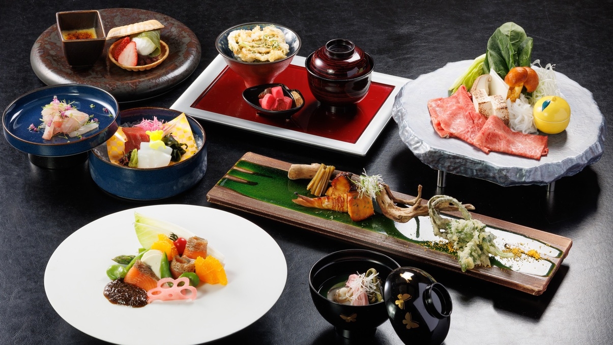 【直前割チェックアウト10時】選べるメイン料理で楽しむ！プリフィックスディナーコース《2食付き》