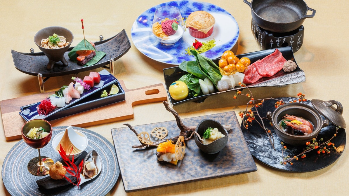 【GO東海】飛騨牛と四季折々の食材を楽しむー和ビストロー「緑樹」コース《2食付き》 