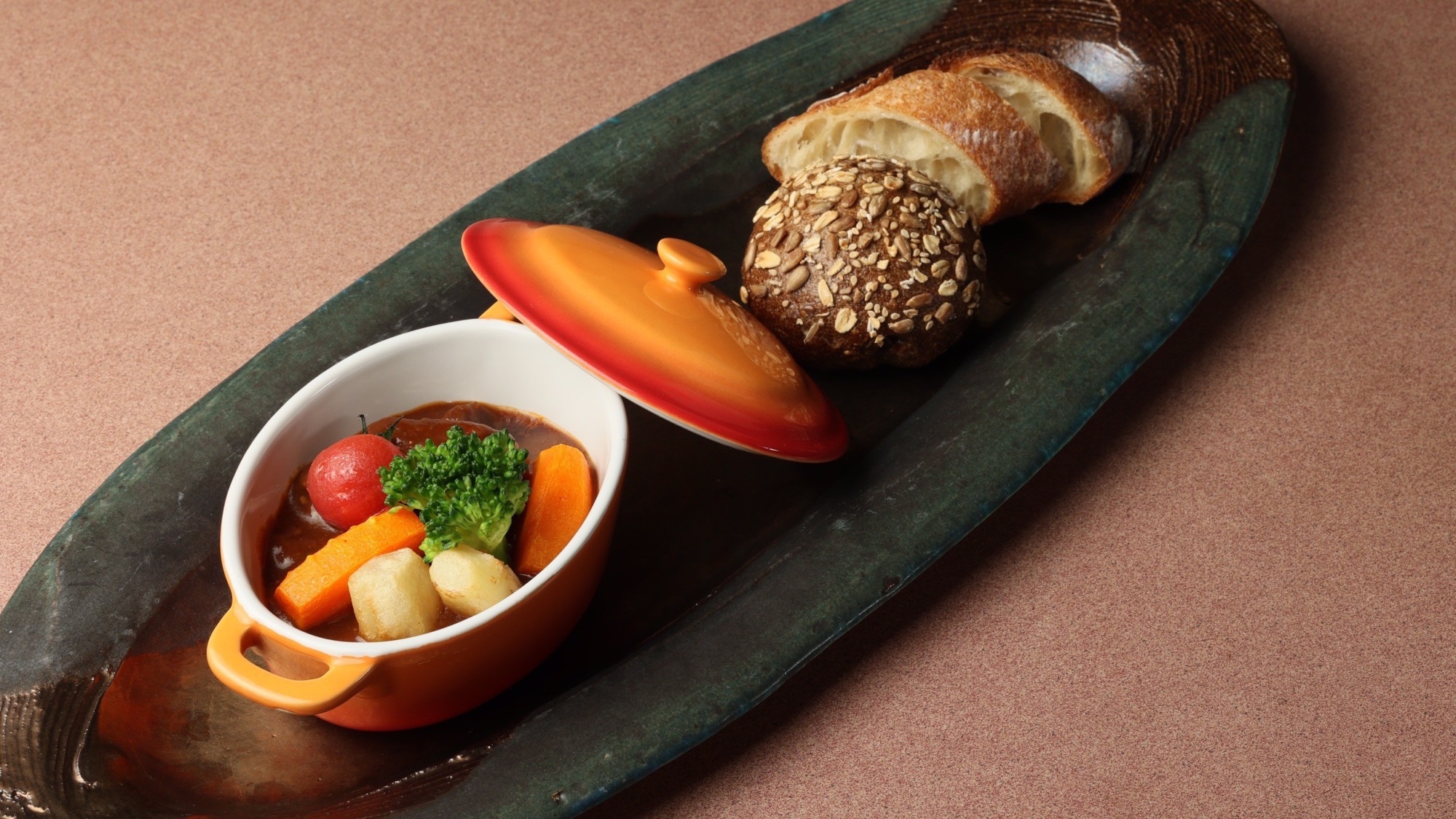 【夕食】推奨コース「長良」（イメージ）※チョイスお肉料理一例