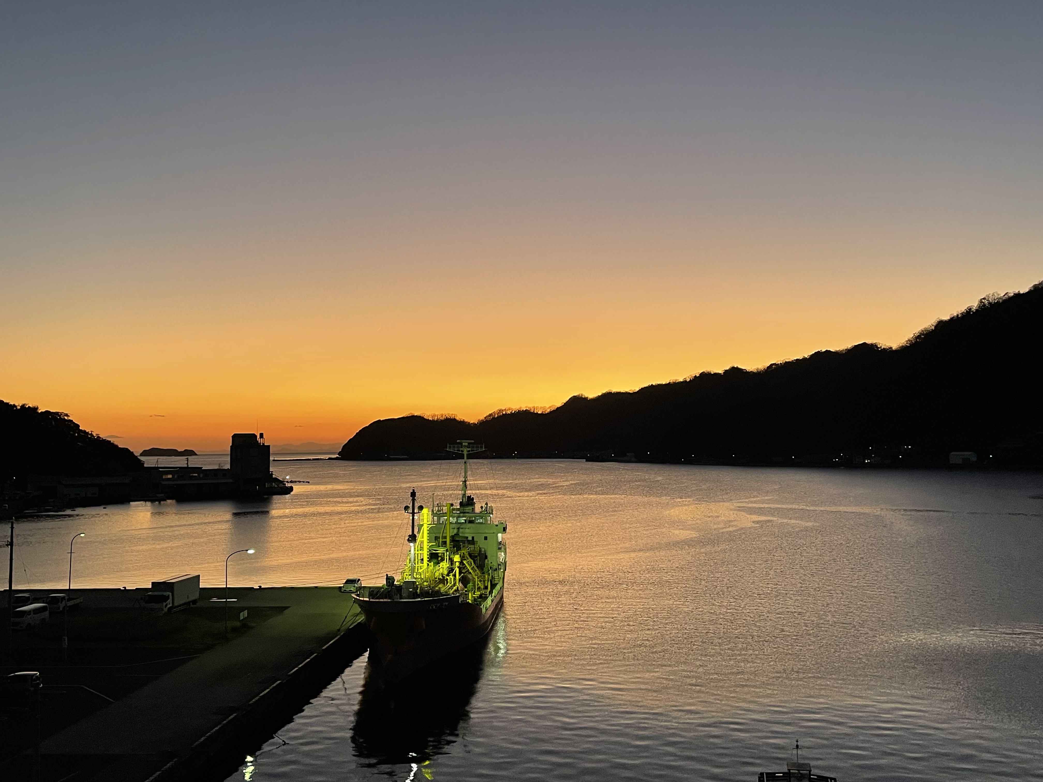 ホテルからの景色　冬