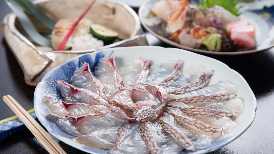 【温泉SALE】鯛づくし会席 〜愛媛県産の鯛を贅沢に用いた会席料理〜