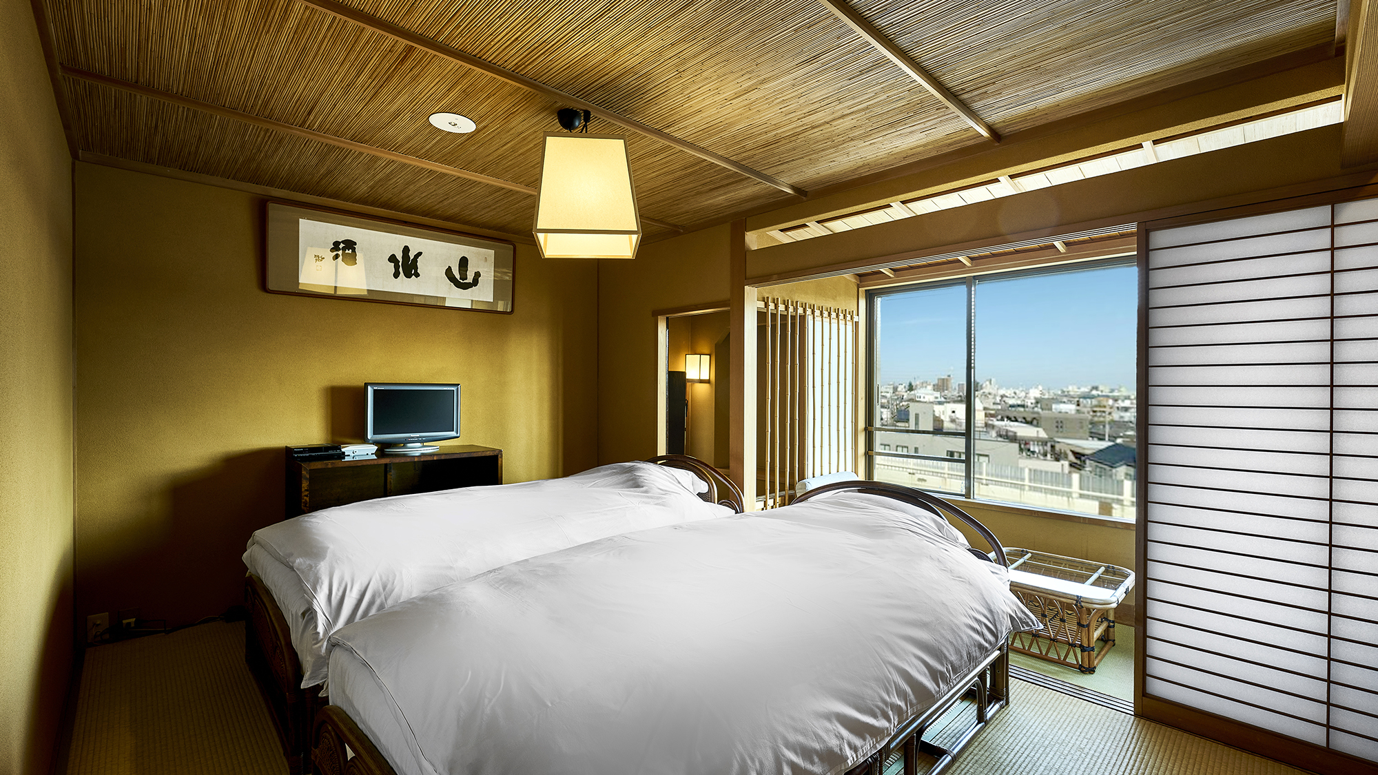 【沈丁花：茶室付和洋室】ベッドルーム