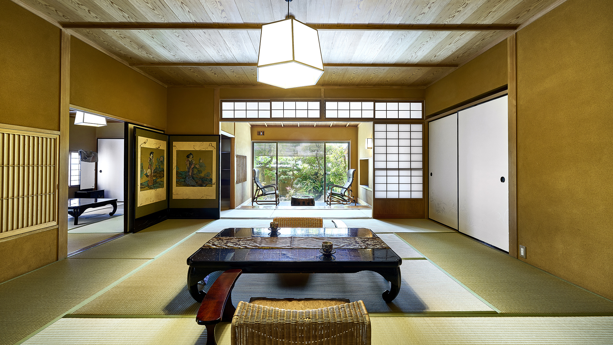 【梅：露天風呂付和室スイート】露天風呂＋12.5畳＋6畳