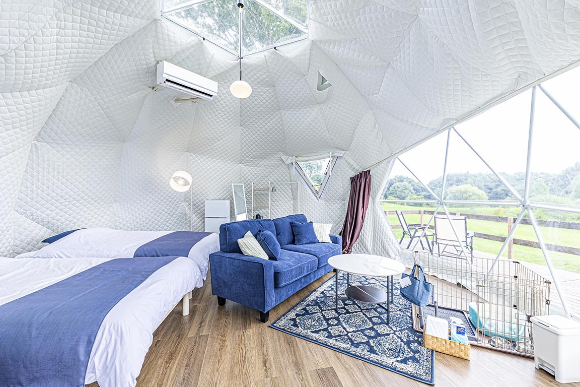 【ドームテント】天馬夢・BBQ付プラン《２食付き》