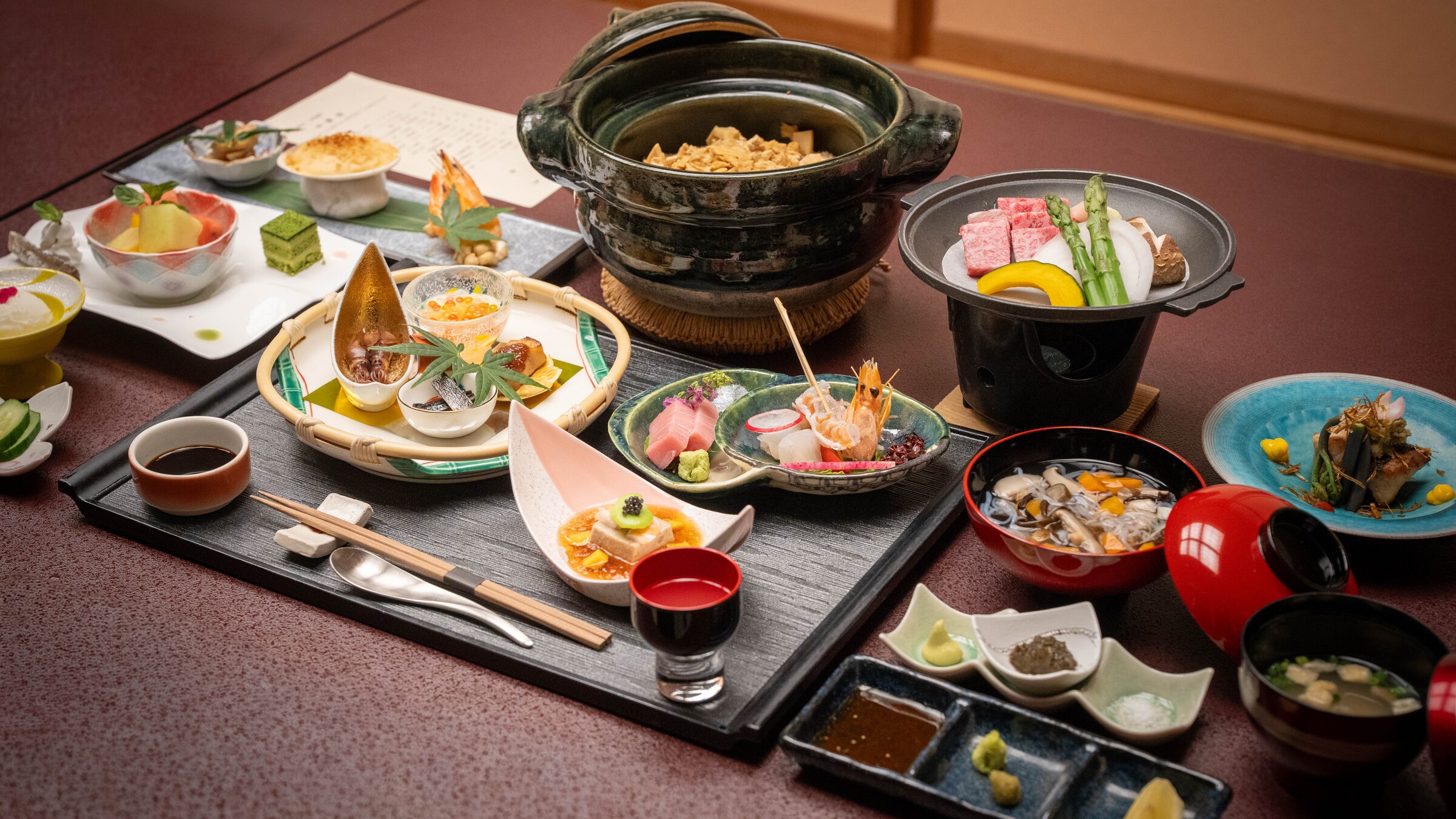 春の里山会席一例