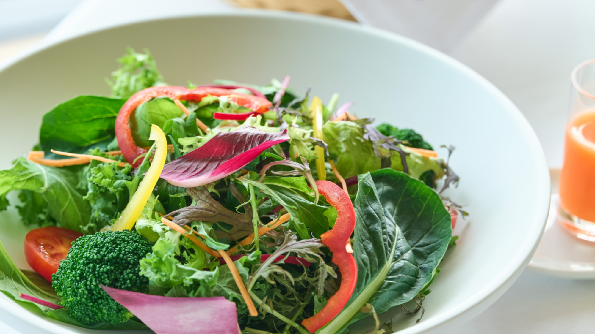 【朝食】北山農園の無農薬野菜のサラダ