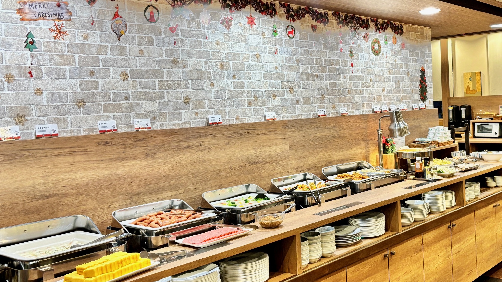 クリスマス（朝食レストラン風景）