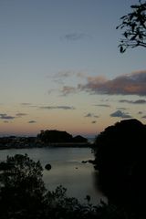 夕暮れ安楽島湾縦位置