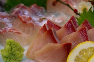 カンパチ造りアップ