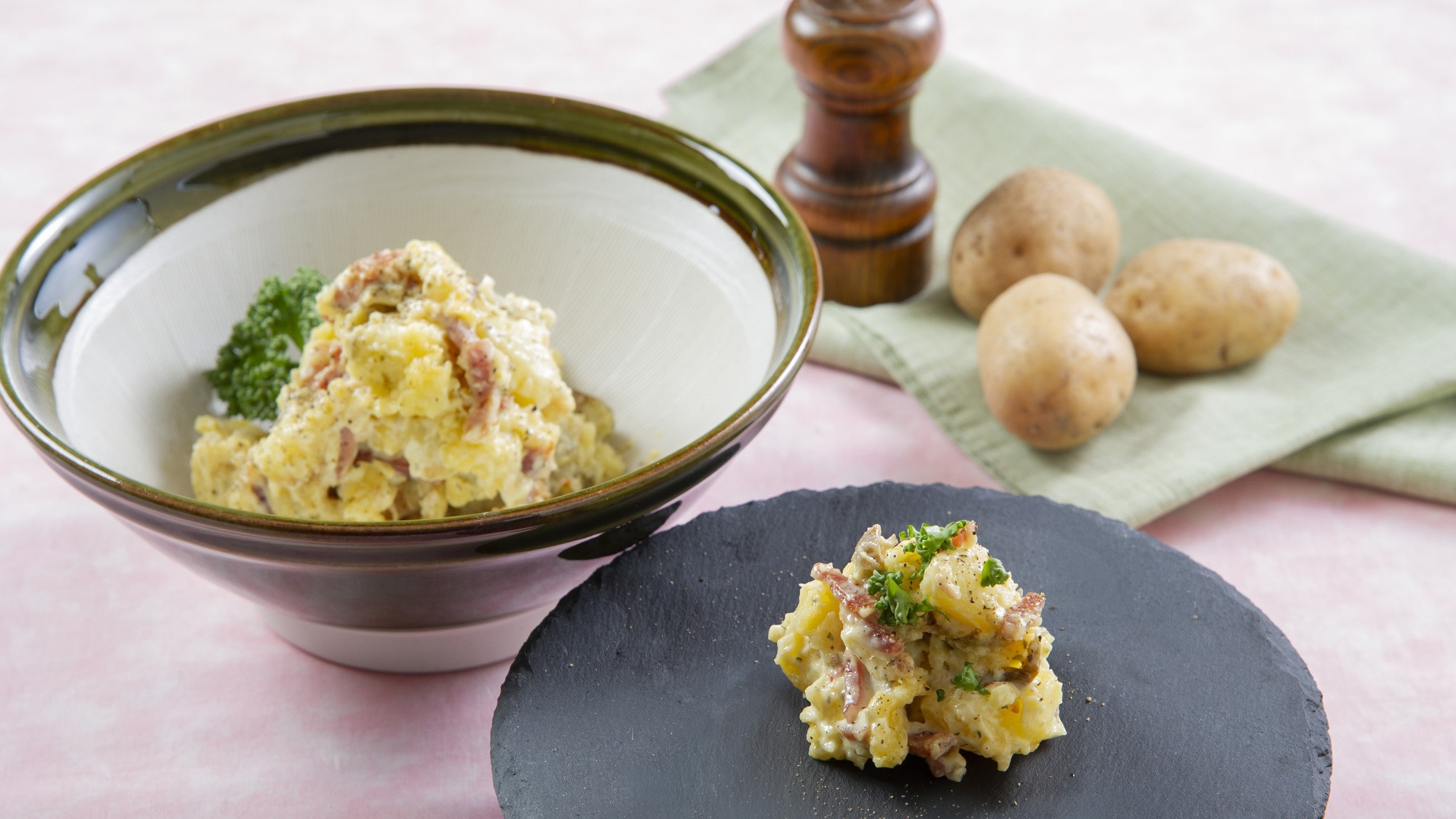 2026年春の朝食メニュー♪～ポテトサラダ～