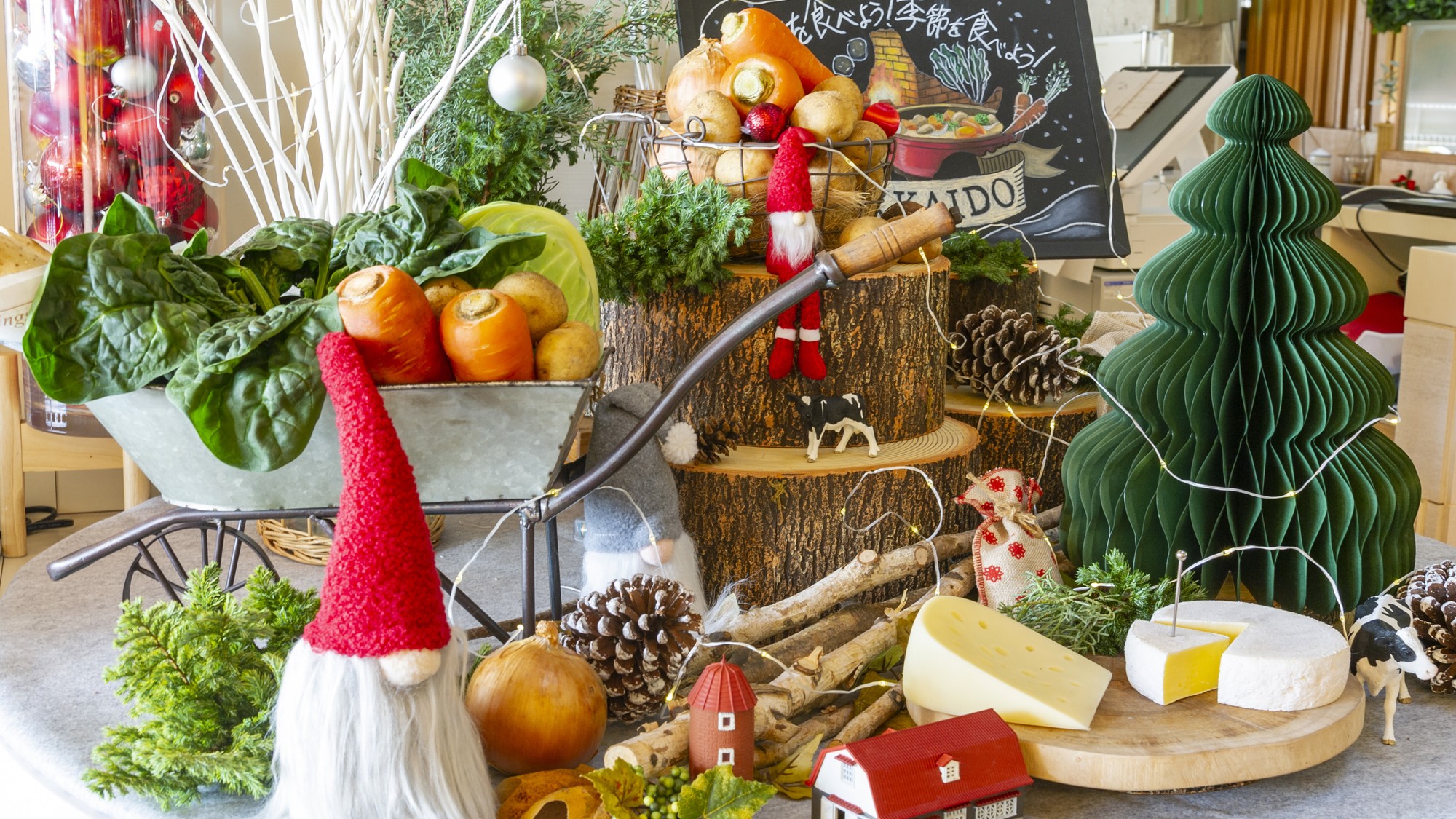 2025年冬の朝食ディスプレイ（12月ver.）♪