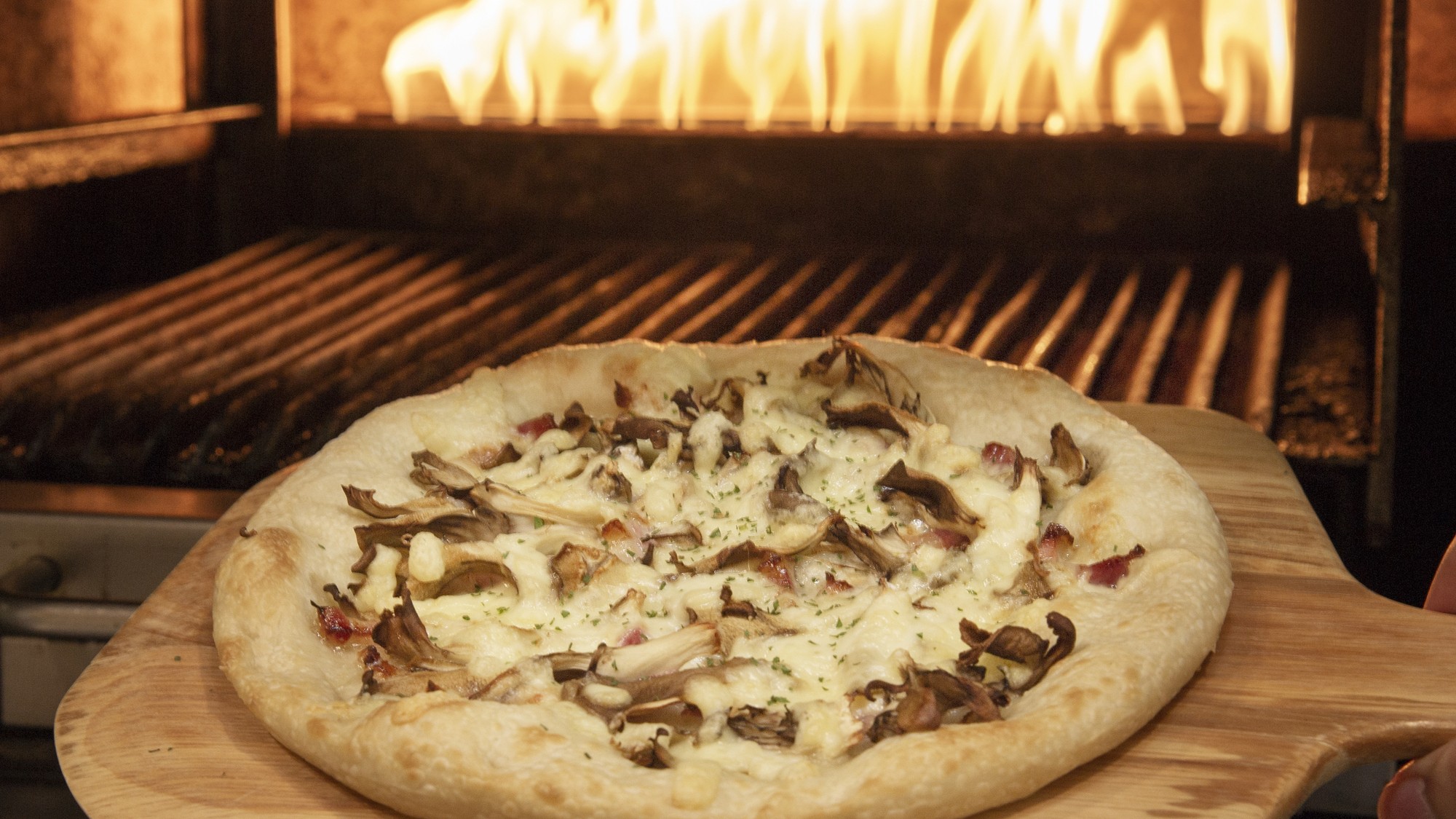 2025年秋の朝食メニュー♪～白い木こり風ピッツァ～