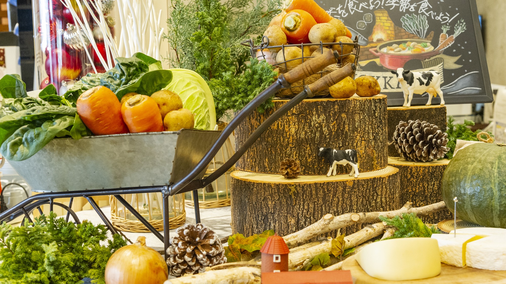 2025年冬の朝食ディスプレイ♪