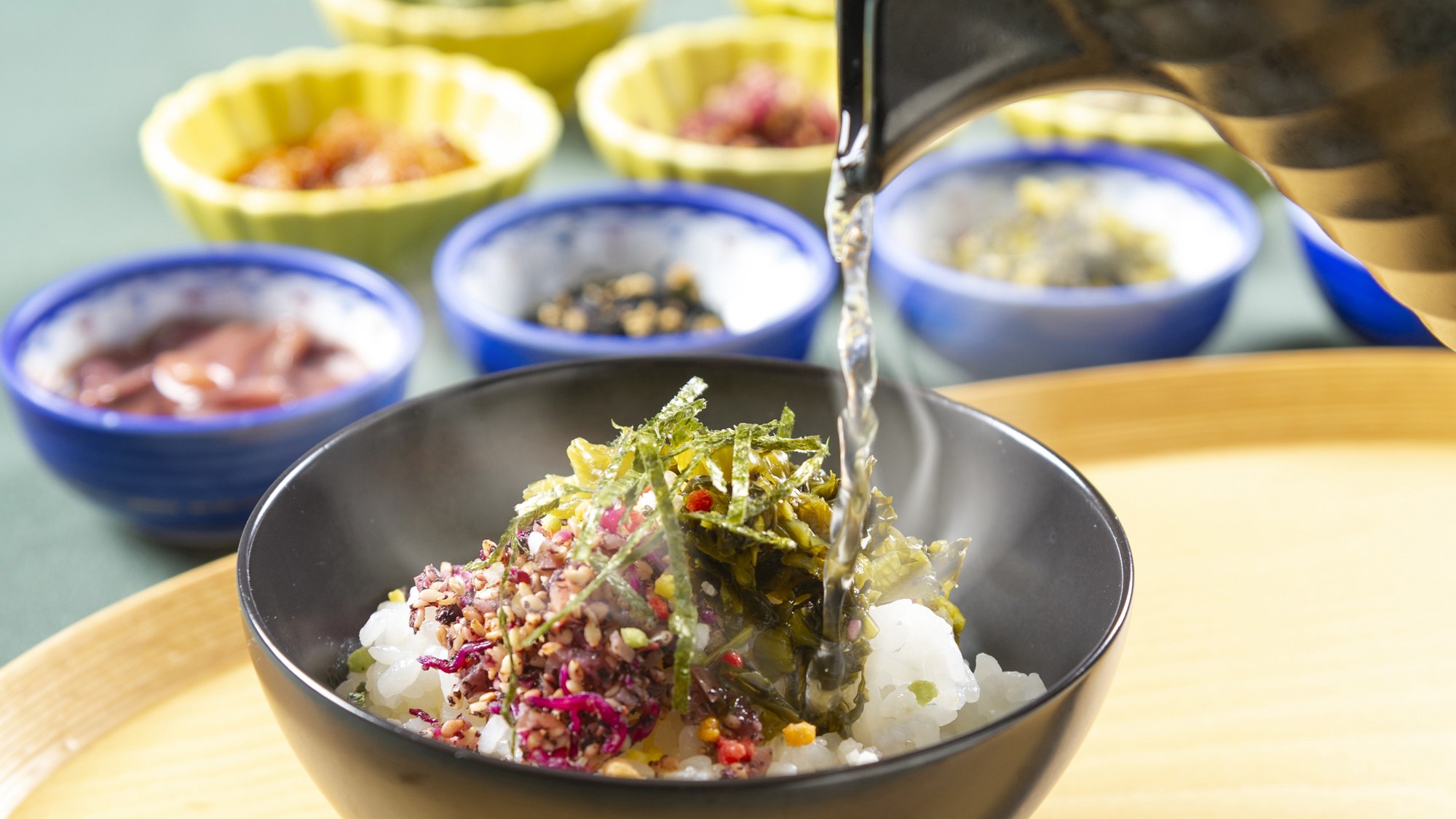 2025年冬の朝食メニュー♪～北海道産帆立だしのお茶漬け～