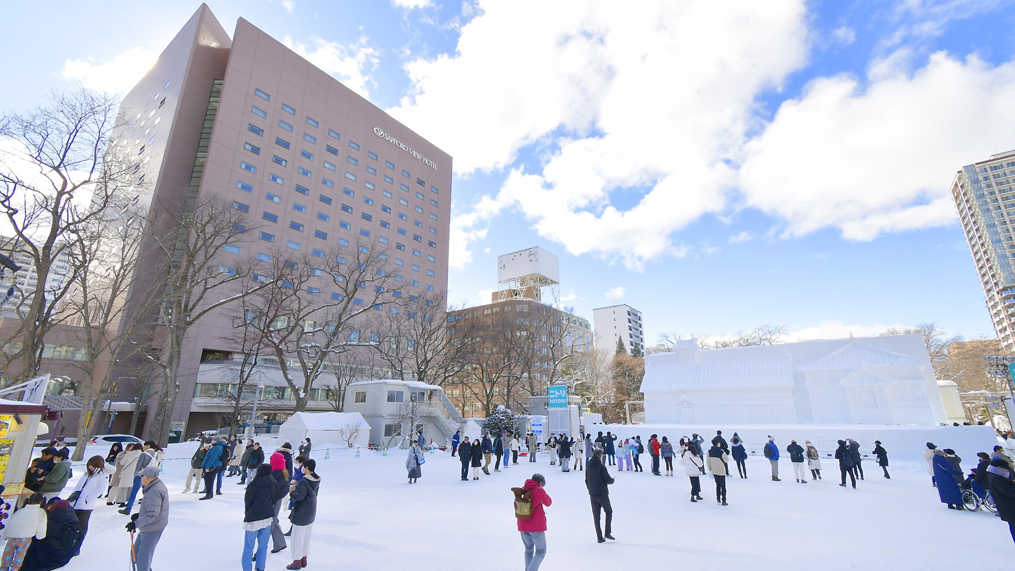 2025さっぽろ雪まつり　ホテルから雪まつり会場が目の前♪