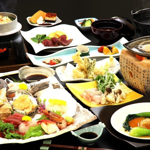 【★★★】お料理３つ星『遥』♪牡鹿半島の美味を満喫！！当館最上級アワビ・フカヒレ付き御膳プラン♪