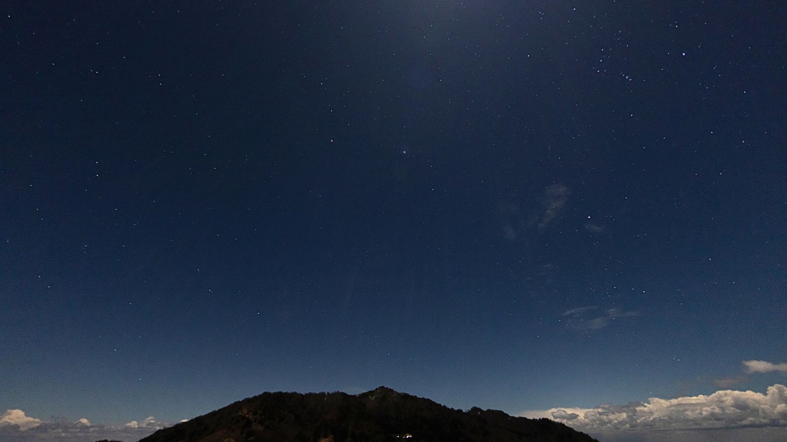 満天の星を独り占め