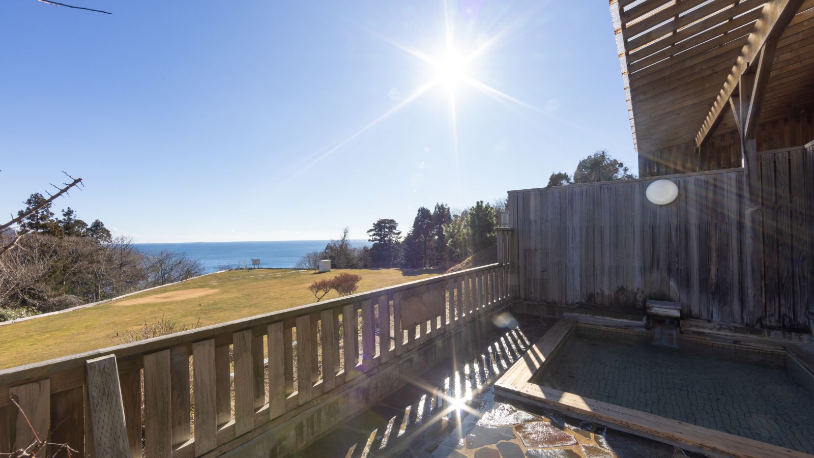 男性用露天風呂