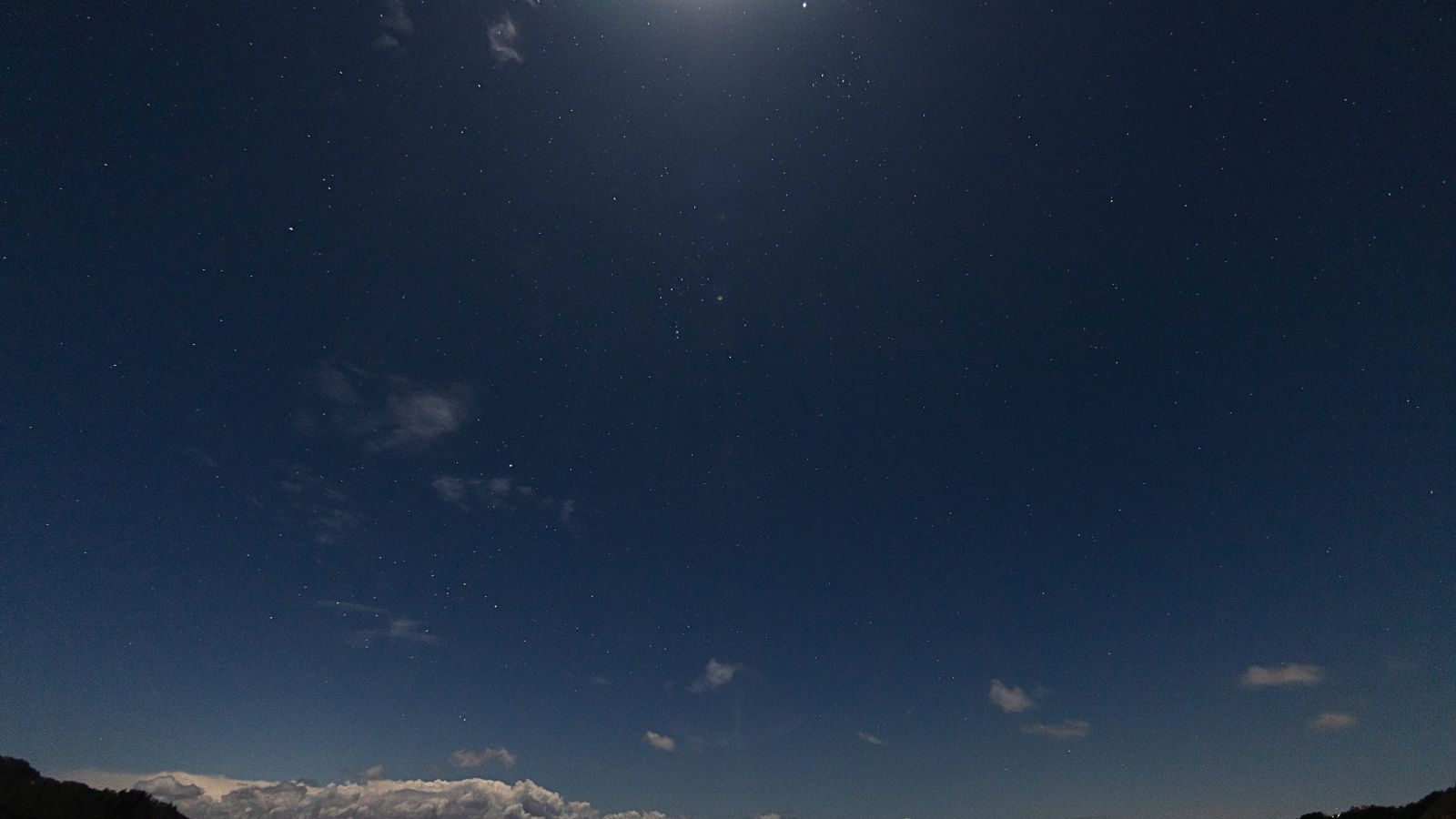 満天の星を独り占め