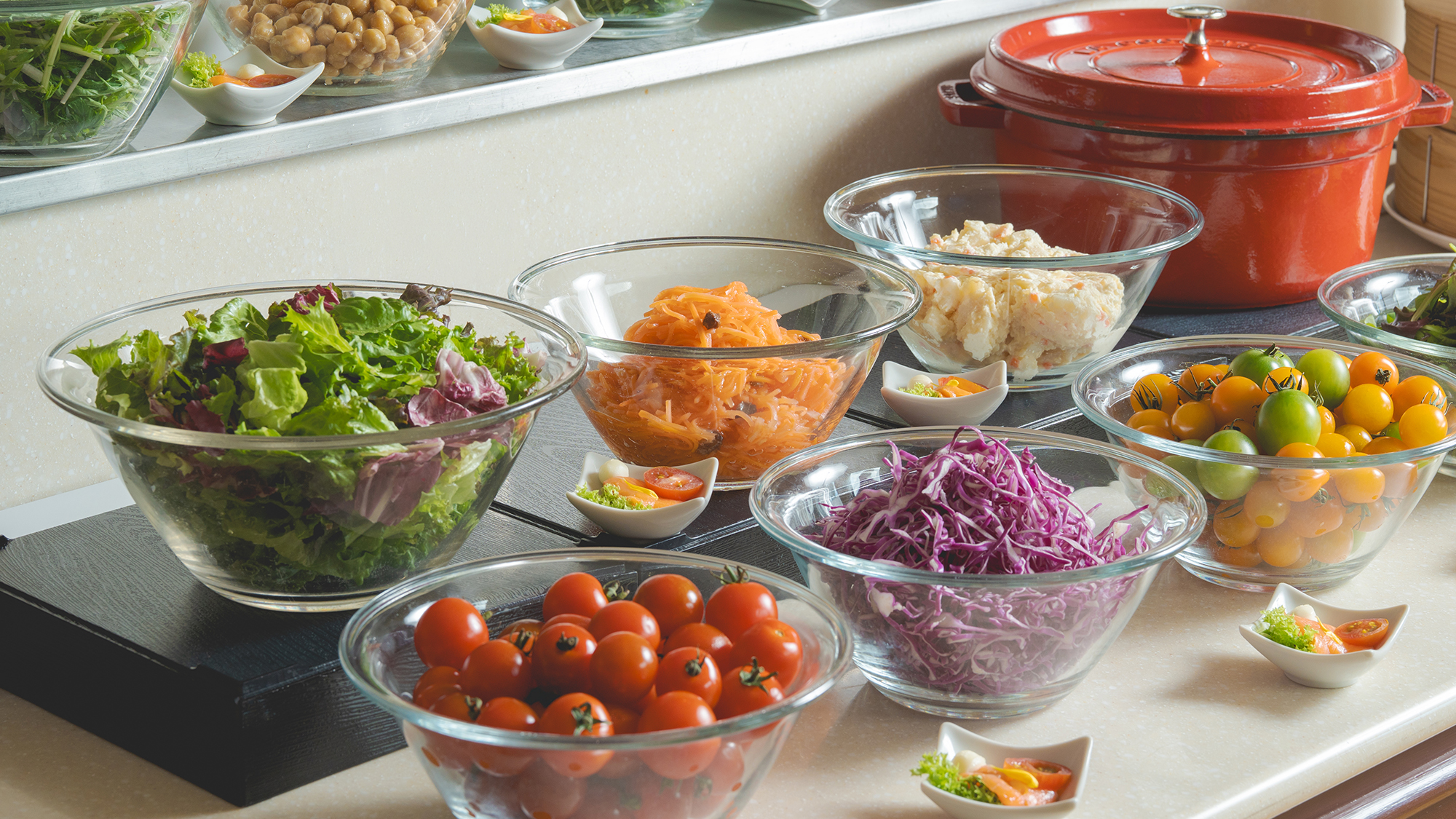 【朝食ビュッフェ】サラダ