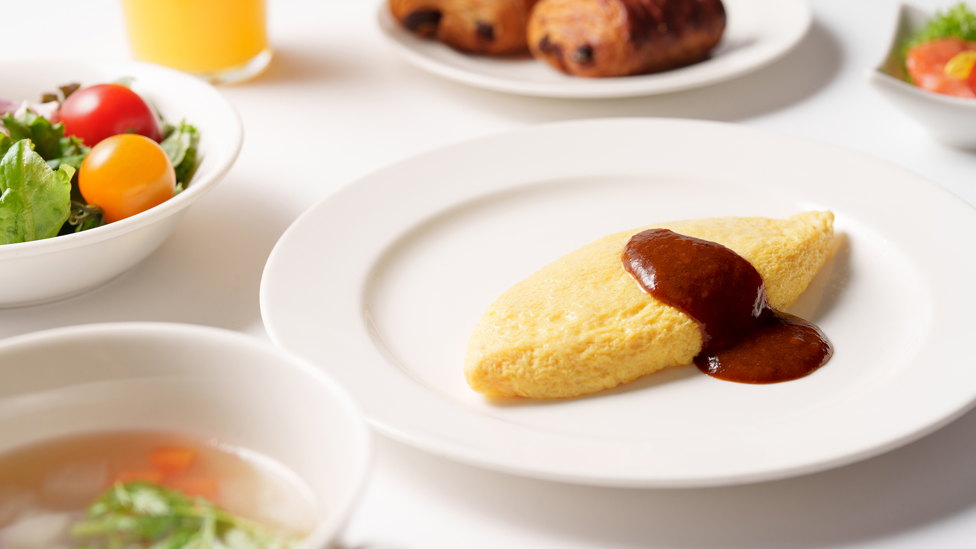 【朝食ビュッフェ】オムレツ