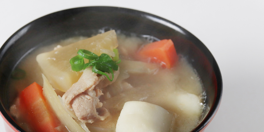 【朝食ビュッフェ】『日本料理 花城』豚汁