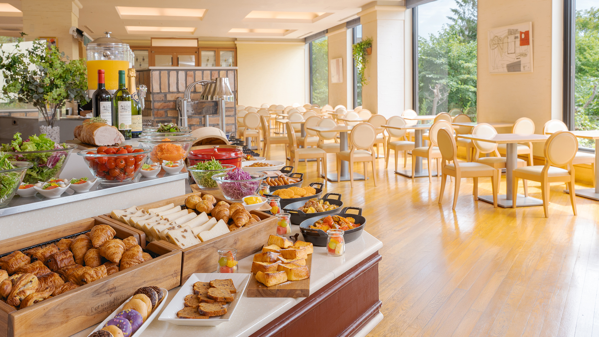 【朝食ビュッフェ】